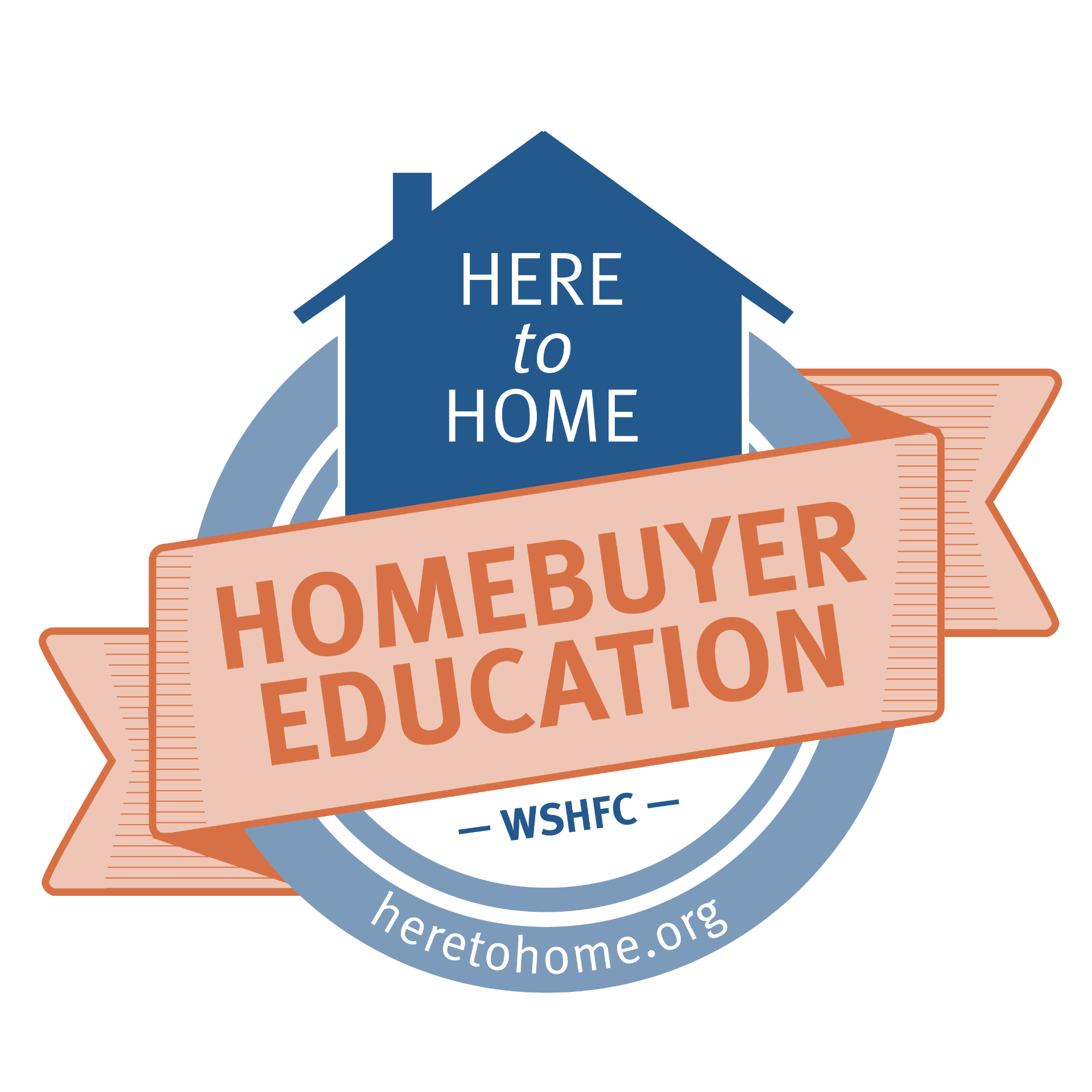 Here to Home WSHFC Homebuyer Education program icon